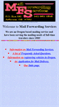 Mobile Screenshot of mailforwardingservices.com